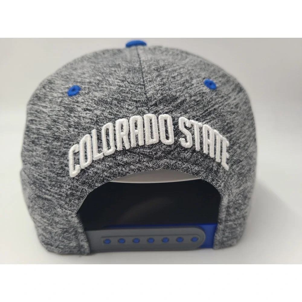 Colorado State‎ University Rams State Flag Zephyr Snapback Hat Cap NCAA Heather